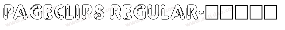 PageClips Regular字体转换